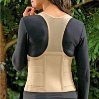 Cincher Womens Posture Back Brace Support Belt - Tan - Medium