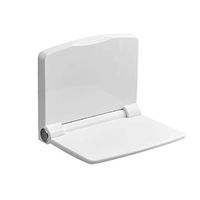 Folding Shower Non-Slip Chair - Durable, Foldable Luxury Bath Seats with Wall Mounted Stainless Steel Brackets - Holds Up to 400 Lbs