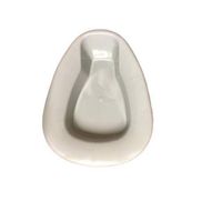 Heavy Duty Plastic Stackable Bedpan, Grey, 1 Pack