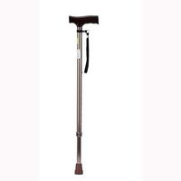 Crutch LPY-FZK-2028 Aluminum Alloy Comfortable Handle Walking Sticks, Adjustable Height 68-91cm
