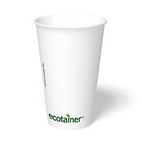 ecotainer Carte Blanc Paper Hot Cup, 16 oz.