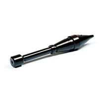 Novelty Mini Whistle Bullet Pipe Design Herb Tool (Black)