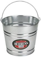 Behrens High Grade Steel 1208GS 8 Qt Silver Galvanized Steel Pail