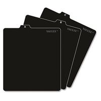 A-Z CD File Guides, 5 x 5 3/4, Black, Sold as 2 Each