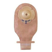 Ultramax Deep Drainable Pouch Aquatack Barrier and Kwick-Klose II Fastener 1" Pre-Cut Stoma Opening, Opaque (Box of 5)