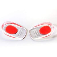 Liobaba 1 Pair Silicone Gel Heel Cups,Shoe Inserts for Plantar Fasciitis, Sore Heel Pain,Bone Spur & Achilles Pain,Pad & Shock Absorbing Support