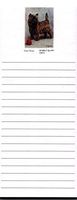 Cairn Terrier Magnetic List Pads - Set of 2