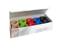 Wero Swiss® Elastic Self Adhesive Bandage Wrap, Self Adherent & Latex Free Sports Wrap for Knee, Wrist, Ankle Sprains, Swelling & Other Injuries, First aid, Vet Tape, 2 inch x 5yd (10 Pieces)