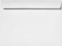 Minas Envelope 9" x 12" White Booklet Envelope, 28LB, 100 Count- Item# MBK912NW