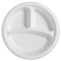HUHPAPRO - Paper Pro Round Plates, 6 Inches, White, 125/pack