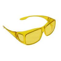 Color Therapy Glasses Fits Over Prescription Glasses (Yellow)
