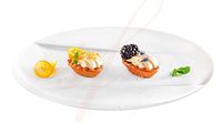 Sweet Flavor Premium Dinner Plastic Plates 9.5 In. White - Pack of 50