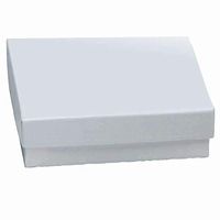 Jewelry Boxes White Cardboard 3 1/2 x 3 1/2 x 1 Case of 100