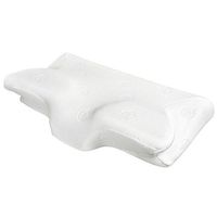 MARNUR Cervical Memory Foam Pillow Orthopedic Contour Pillows for Neck Pain Ergonomic Pillow with RoHS Certification and Pillowcase Covers, White(23.5×14.5×5.5 Inch)