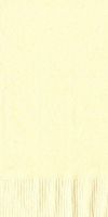 50 Plain Solid Colors Dinner Hand Towel Napkins Paper - Ivory