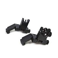 GOTICAL Tactical Front and Rear flip up 45 Degree Rapid Transition BUIS Backup PPS Sight Mount Polyphenylene (PPS) Material Import from Japan