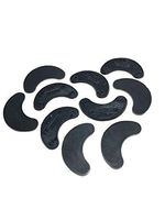 Traveler Step Heel Plates, Black, Unbacked (10)