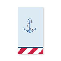 X&O Paper Goods TW8-20820 Guest/Dinner Napkin (16Ct), Coastal