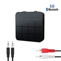 coromose 2 in 1 Wireless Bluetooth 5.0 Audio Receiver Transmitter Bluetooth Adapter for Headphone Home TV MP3 PC