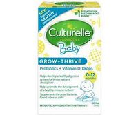 Baby Grow + Thrive Probiotics + Vitamin D Drops | Supplements Good Bacteria Found in Breast Milk | Helps Promote a Healthy Immune System & Develop a Healthy Digestive System | .30 fl. oz. 2-PACK