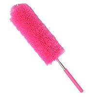 MYXP Microfiber Hand Duster Extendable Washable Clean Brush Duster for Car Computer Desk Household Home Dust Removal Cleaning Tool, Rose Red