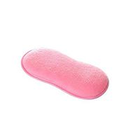 Mei Yun Antibacterial Kitchen Scouring Pads Double Sided Scrubbing Sponges Scourer Non Odor Dish Scrubber Brush, Great for Non Stick Pans Pots Cookware (Pink)