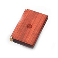 CHAOQIANG Cigarette Box, red pear Wood Cigarette Box Cigarette Box can Hold 20 Cigarettes, Creative Fashion Cigarette case for Smokers' Creative Gifts, Wood Grain Color Supply