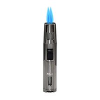 New Sleek Pen Duel Flame Double Torch by Jetline (Gunmetal)
