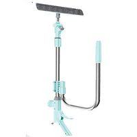 JJYPY Glass Wiper- Glass Squeegee Cleaning Tool Long Extending 2-in-1 Window Cleaner,with Squeegee Head, Extendable Pole, Microfiber Cloth