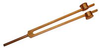 Radical Weighted Golden 50Hz Tuning Fork to Stimulate Nerve Healing with Activator and Pouch