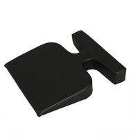 Minerva T-Wedge Feminine Breast Massage Bolster Pillow in Black