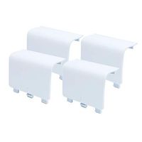 KELIFANG Replacement Battery Cover Door Compatible with Xbox One, Xbox One S Controller, Battery Back Shell Repair Part Compatible with Xbox Wireless Controller (4 Pack, White)