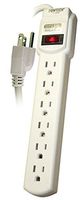 POWTECH UL Listed 6 Outlet Surge Protector Heavy Duty Home/Office Power Strip, 14 AWG Cord, 125V, 15AMPS, 1875 Watt, 1-1/2-Ft Power Cord