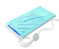 Sunbeam Heating Pad for Pain Relief | XL King Size UltraHeat, 3 Heat Settings with Moist Heat | Light Blue, 12-Inch x 24-Inch