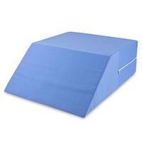 DMI Ortho Bed Wedge Elevated Leg Pillow, Supportive Foam Wedge Pillow for Elevating Legs, Improved Circulation, Reducing Back Pain and More, Blue
