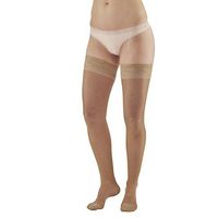 Ames Walker AW Style 4 Sheer Support 15 20mmHg CT Thigh Highs w/Band Nude XXXL
