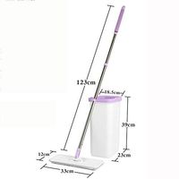 New Magic Mop Microfiber Floor Cleaning Mop Free Hand Washing Cleaner Self-Wring Squeeze Automatic Dehydration Household Clean