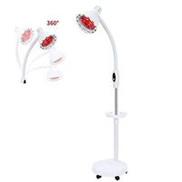Physiotherapy Lamp, Multifunctional Lamp Far Infrared Beauty Salon Home Beauty Skin Red Light Baking Electric Physiotherapy Instrument Heating Heating Baking Light 275W, Adjustable Temperature