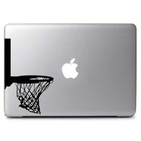 Basketball Hoop for Apple MacBook Air Pro Laptop Car Window Vinyl Decal Sticker