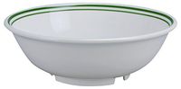 Yanco PT-507 Pine Tree Rim Soup Bowl, 32 oz Capacity, 7.5" Diameter, 2.5" Height, Melamine, Pack of 48