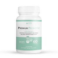 Super Naturals Health - Premium Probioitics 40 Billion CFU - Made with MAKTrek Bipass Technology - (60 ct Capsules)