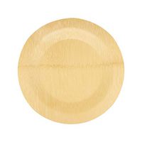 Island Bamboo Plates 20 Pack - Naturally Elegant Round 7” Disposable Plate for Any Occasion - Ecofriendly, Compostable, Biodegradable, Perfect Dinnerware for Weddings, Catering, Parties