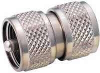 AMPHENOL RF 83-877 RF/COAXIAL ADAPTER, UHF PLUG-UHF PLUG