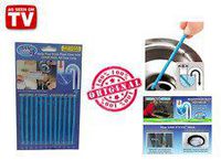 Magic Sticks Drain Cleaner and Deodorizer Odor Remover for Bathroom & Kitchen Clean (12 Pack)