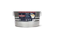 Behrens High Grade Steel 2GS 15 Gal Silver Galvanized Steel Round Tub