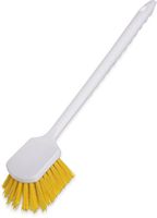 Carlisle 4050104 Sparta Utility Scrub Brush, 20" x 3", Yellow