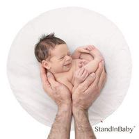 Desktop Beanbag. Newborn Photography Travel Size Posing beanbag Poser | Professional Ottoman | Baby Photo Prop & Pose Pillow | Newborn Photography Props