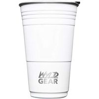 Wyld Gear Insulated Stainless Steel Ultimate Party Cup Tumbler (24oz, White)