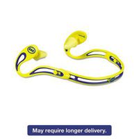 3M E A R Swerve Banded Hearing Protector, Corded, Yellow