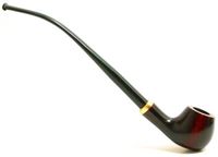 Tobacco Smoke Pipe - Churchwarden No 14 - High Quality from The Root of Pear Wood - Briar Equivalent - Hand Made